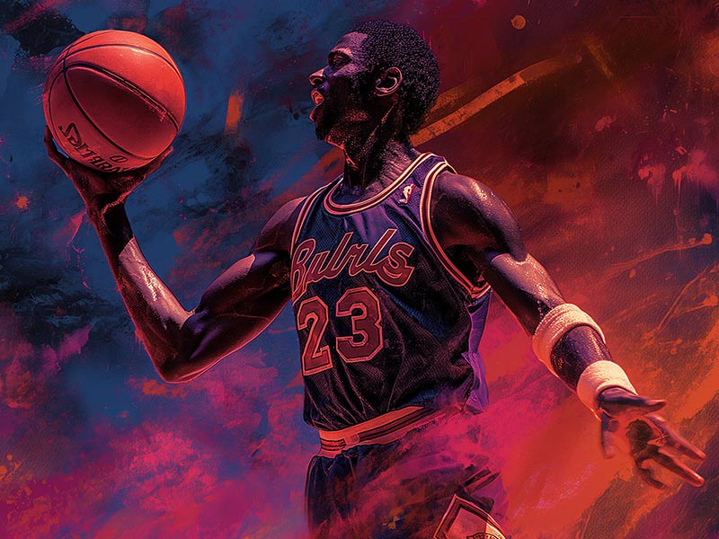 如果邁克爾喬丹突然出現你會有什么反應