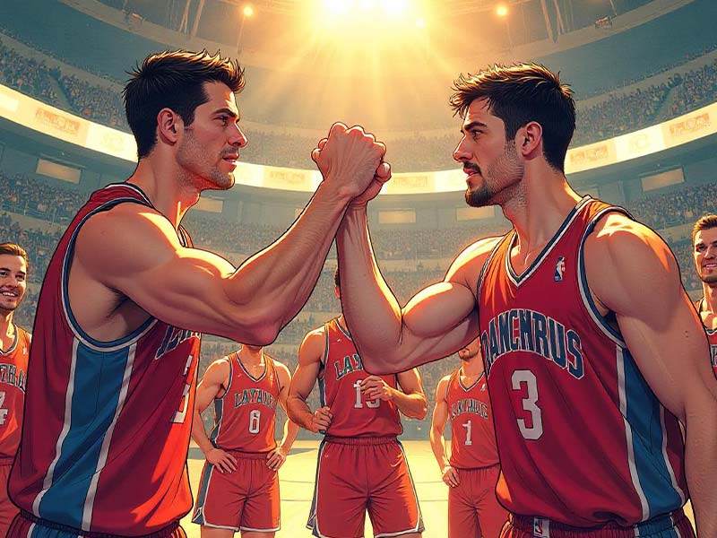 毫無違和感！網(wǎng)友AI制作：楊瀚森隔扣約基奇，爆打克林根