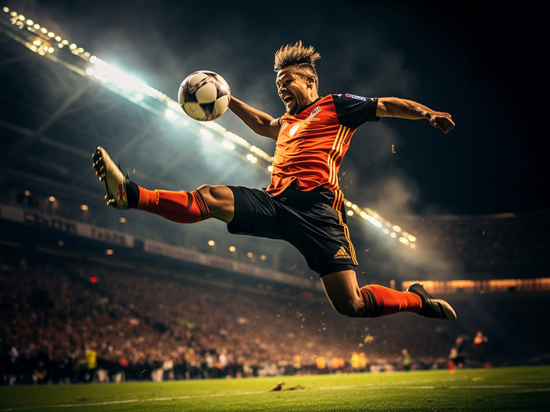 圓神，起飛！安東尼門前倒鉤破門！主場球迷全體沸騰！